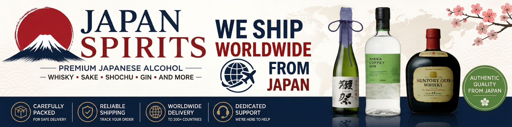 Worldwide shipping